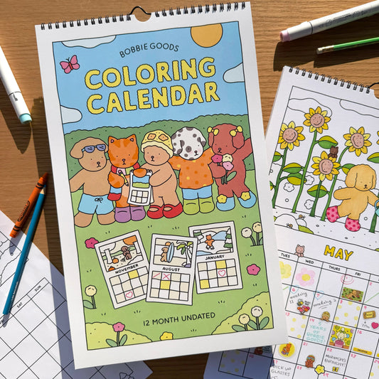 🔥Last Day 50% OFF🎨Bobbie Goods Coloring Calendar📅(📚Hardcover - No Bleed Pages)
